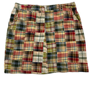 LARRY Levine Patchwork Mini Skirt Size Small